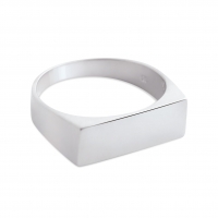 baguette signet ring