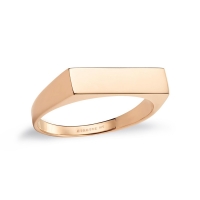 baguette signet ring