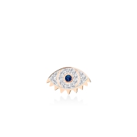 solo ajna sapphire and diamond stud