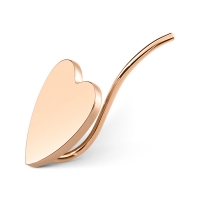 solo angèle mini heart earring