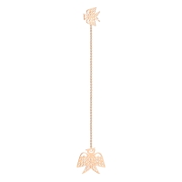 solo long georgia pendant earring