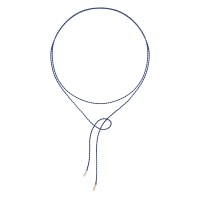 blue silk cord