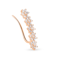 be mine star solo left diamond arc earring