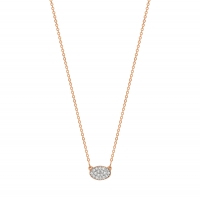 mini sequin diamond necklace