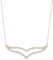 medium diamond wise necklace