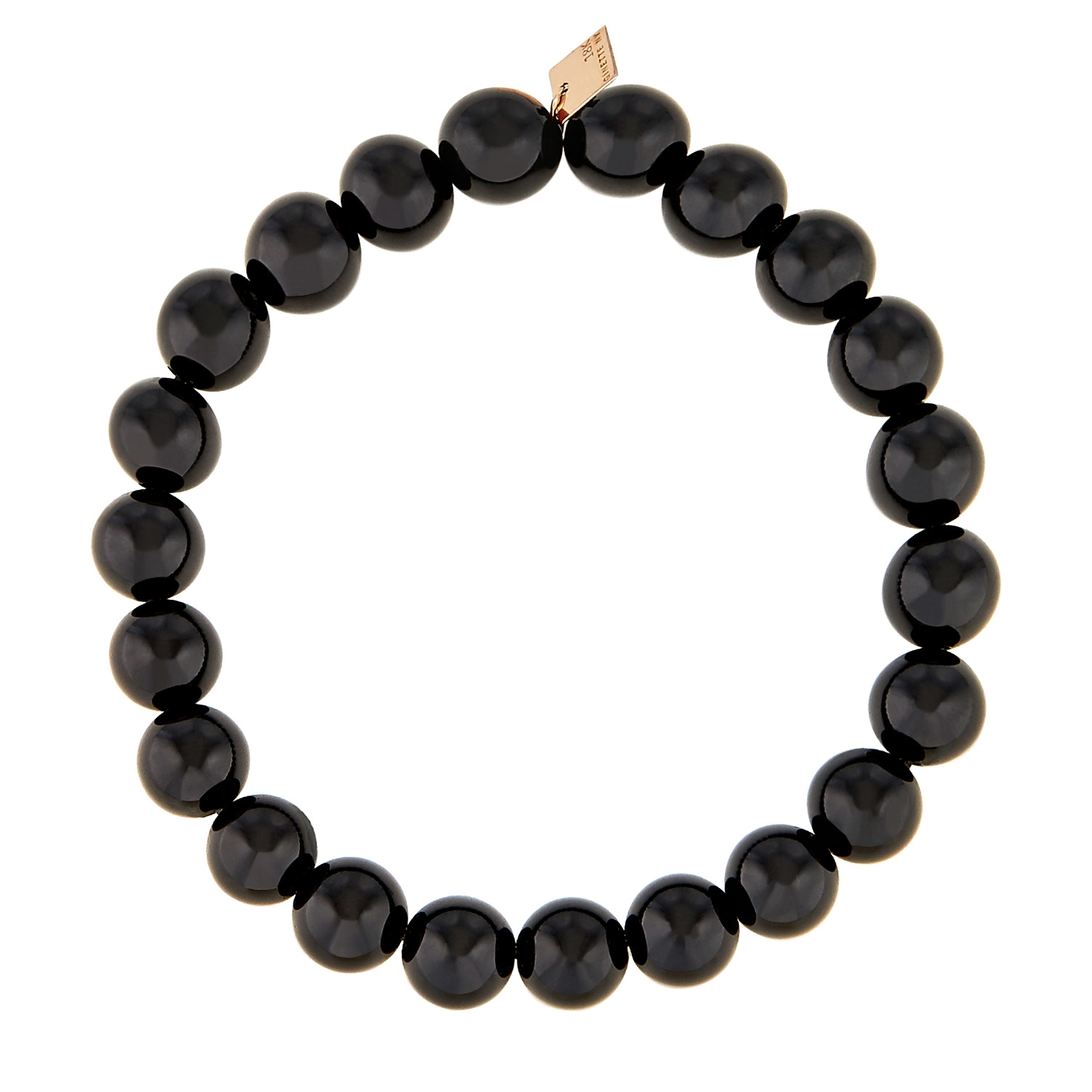 Vintage Matte Black Onyx Cubic Lava Stone Beaded Bracelet Men's Stretch  Bracelet | eBay