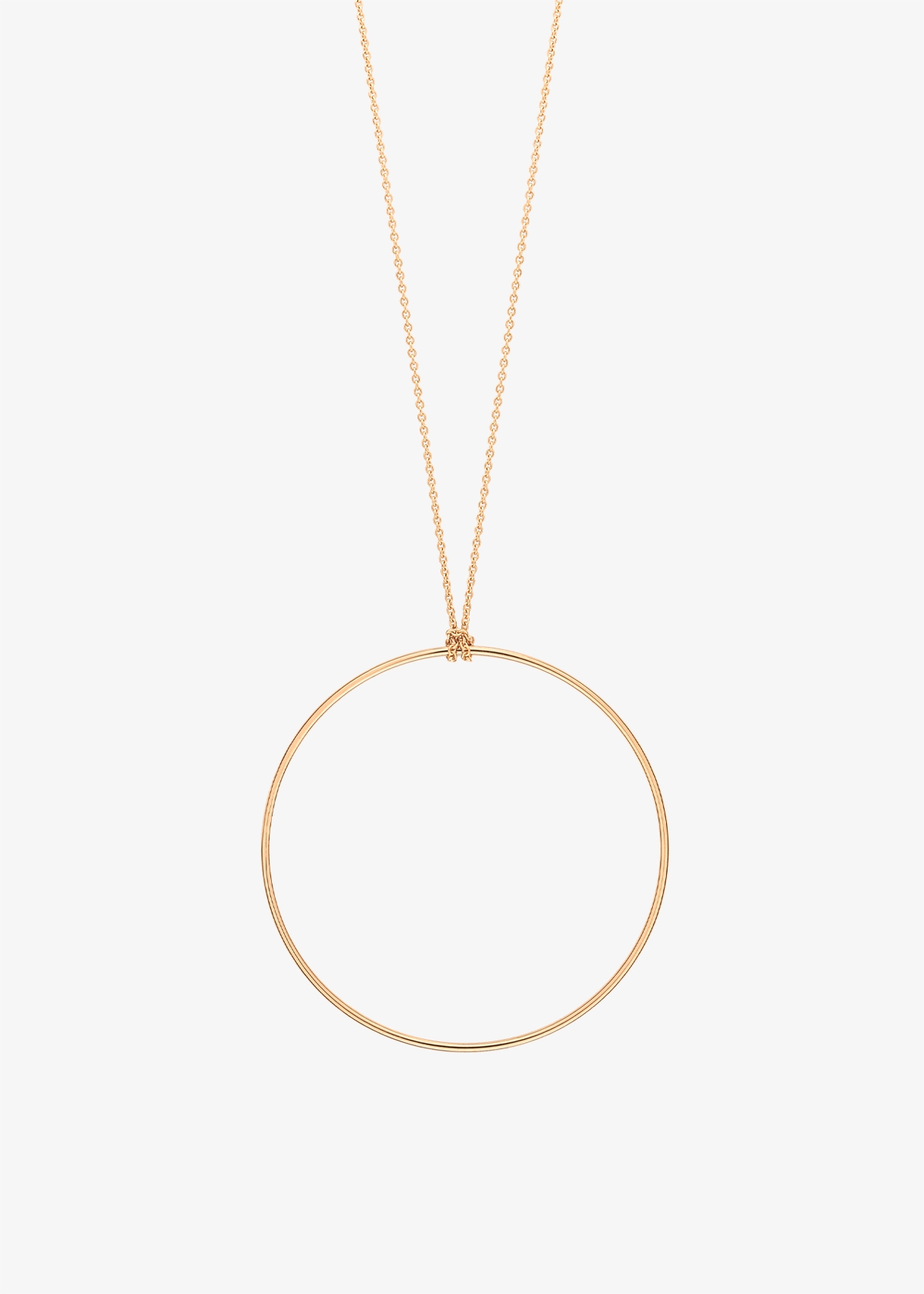 Necklace - Circle on chain | Ginette NY