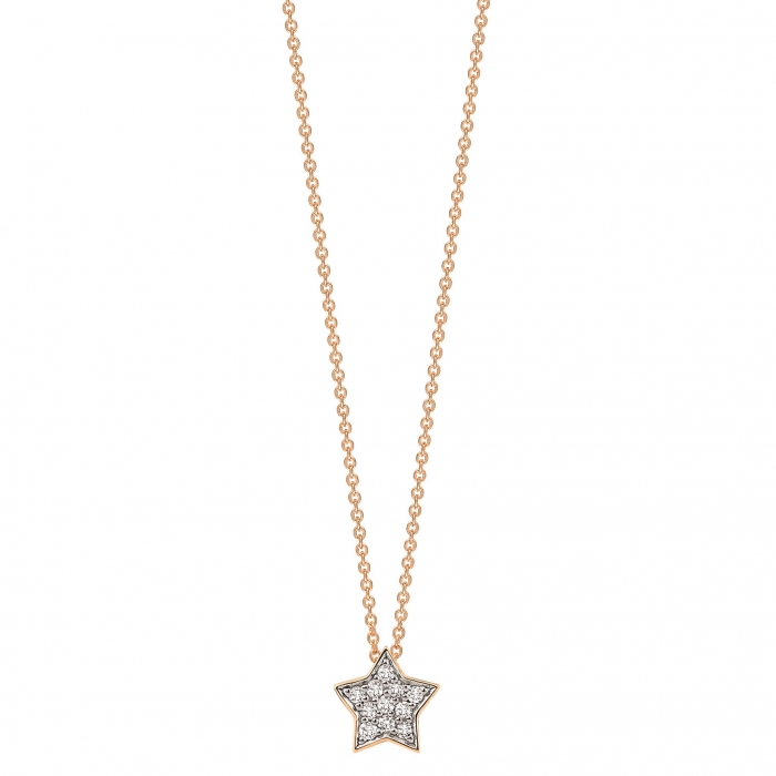 Necklace Tiny Diamond Star Ginette Ny - Tiny Diamond Pendant Necklace Tiny Diamond Star Ginette Ny - Tiny Diamond Pendant