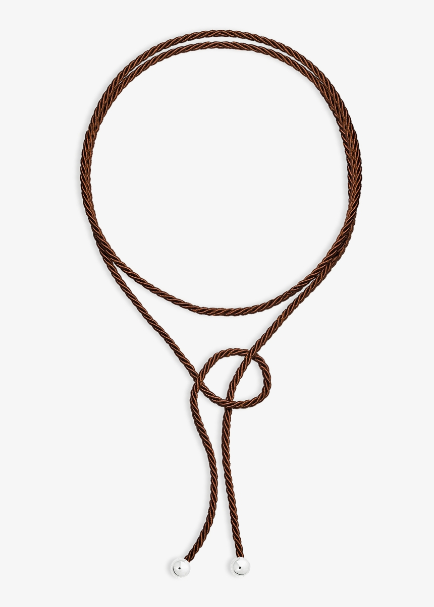brown silk bubble cord
