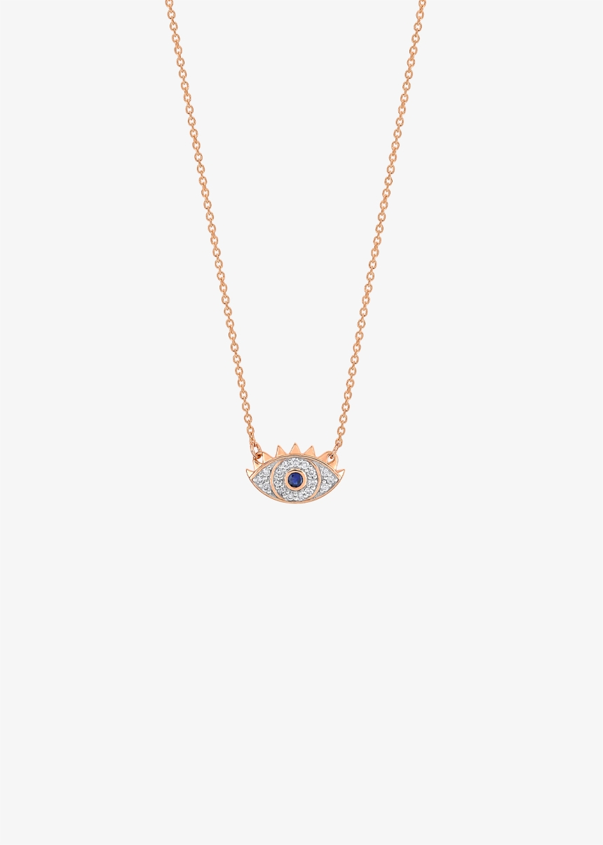 mini ajna sapphire & diamond necklace