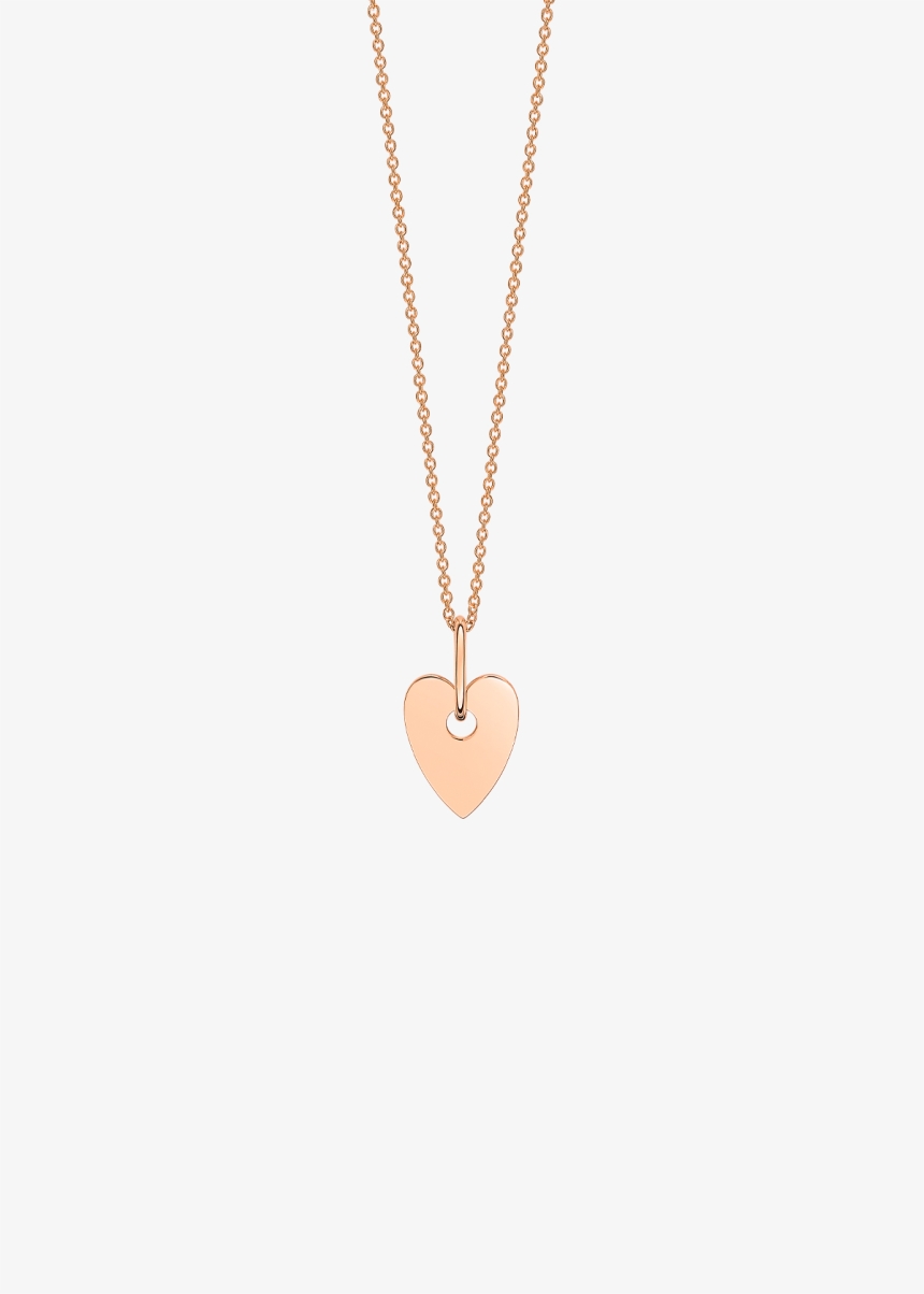 angèle mini heart on chain