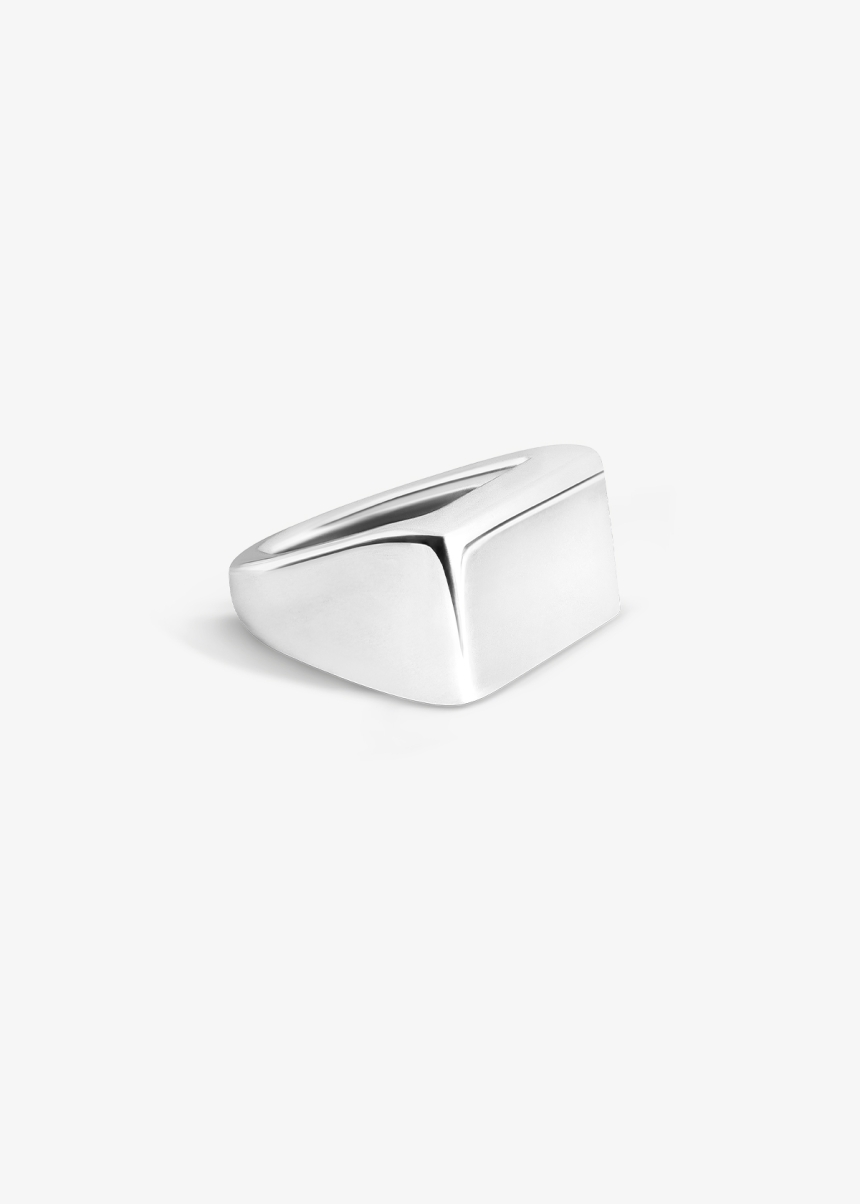 rectangle signet ring