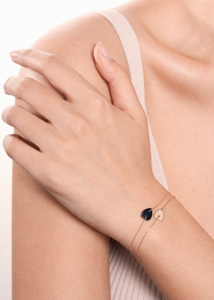angèle mini heart bracelet