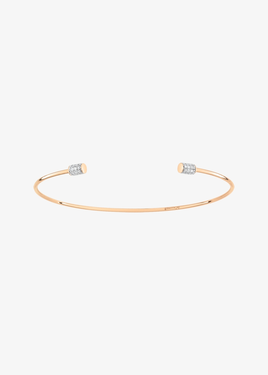 single diamond choker bangle
