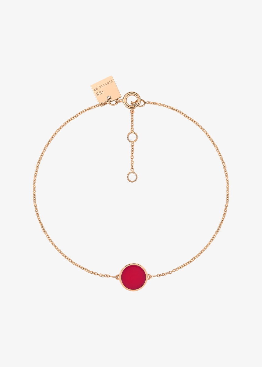 mini ever coral disc bracelet