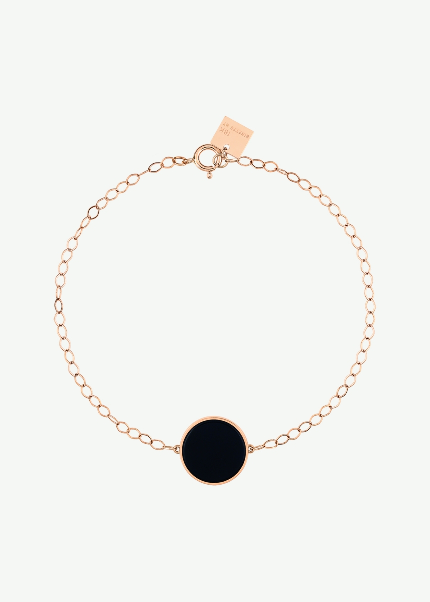 ever onyx disc bracelet