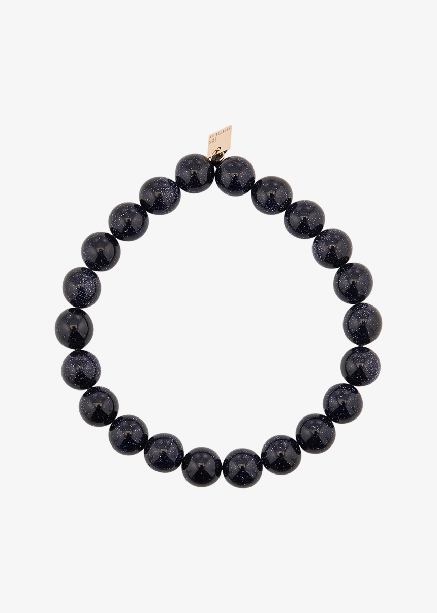 heal blue sandstone bead bracelet