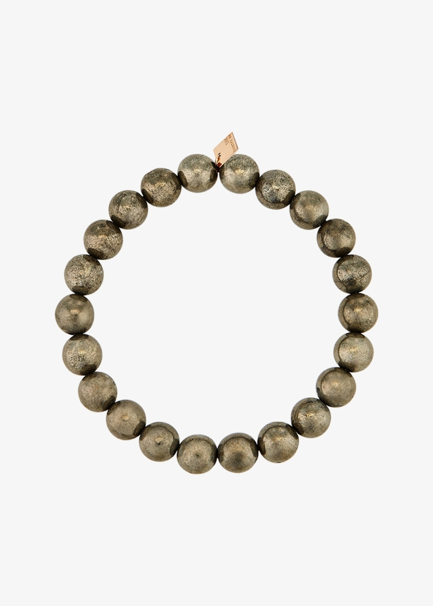 heal pyrite bead bracelet