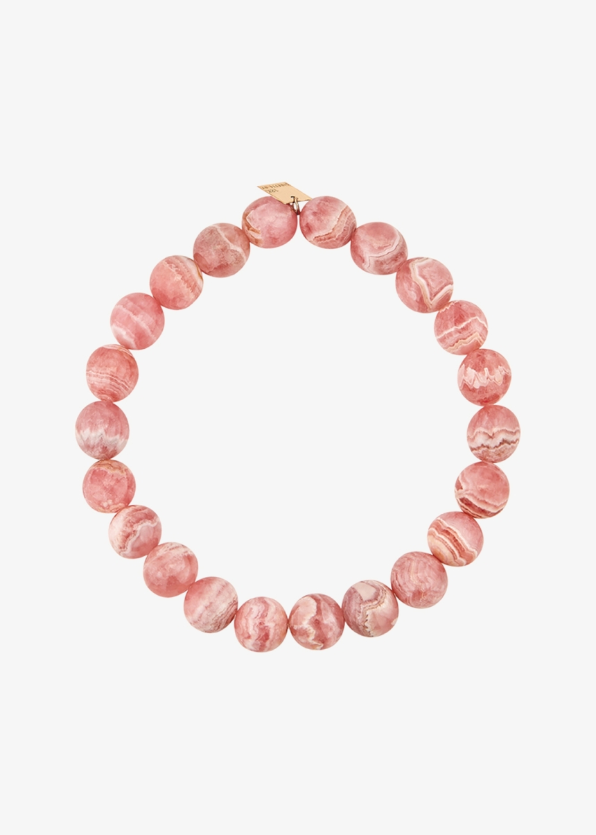 heal rhodochrosite bead bracelet