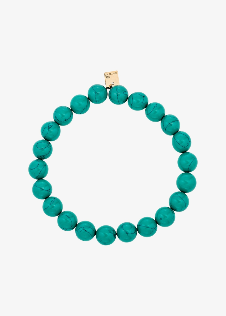 heal turquoise bead bracelet