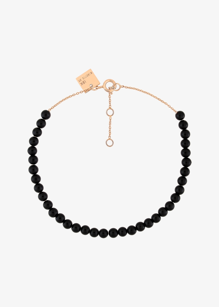 maria mini onyx bead bracelet