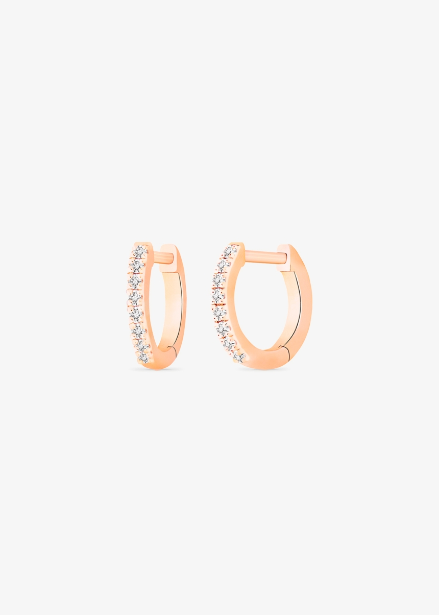 be mine mini diamond hoops