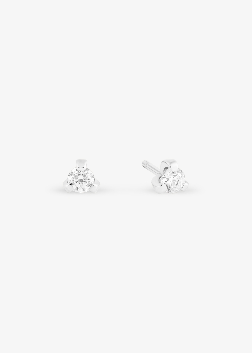 be mine maria white mini diamond studs