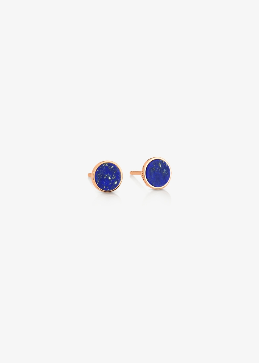 ever lapis disc studs