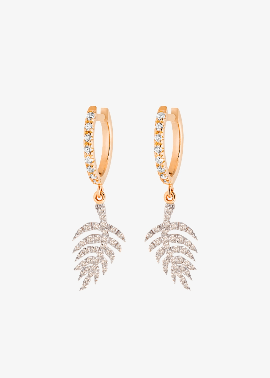 diamond palms hoops
