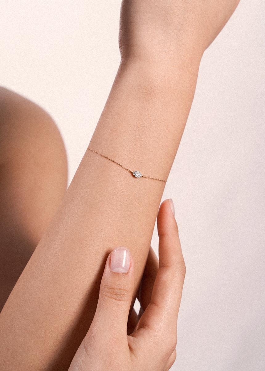 sequin diamond bracelet