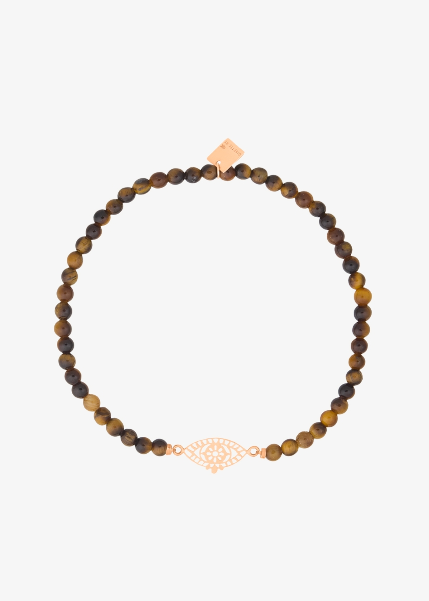 twenty ajna tiger eye mini bead bracelet
