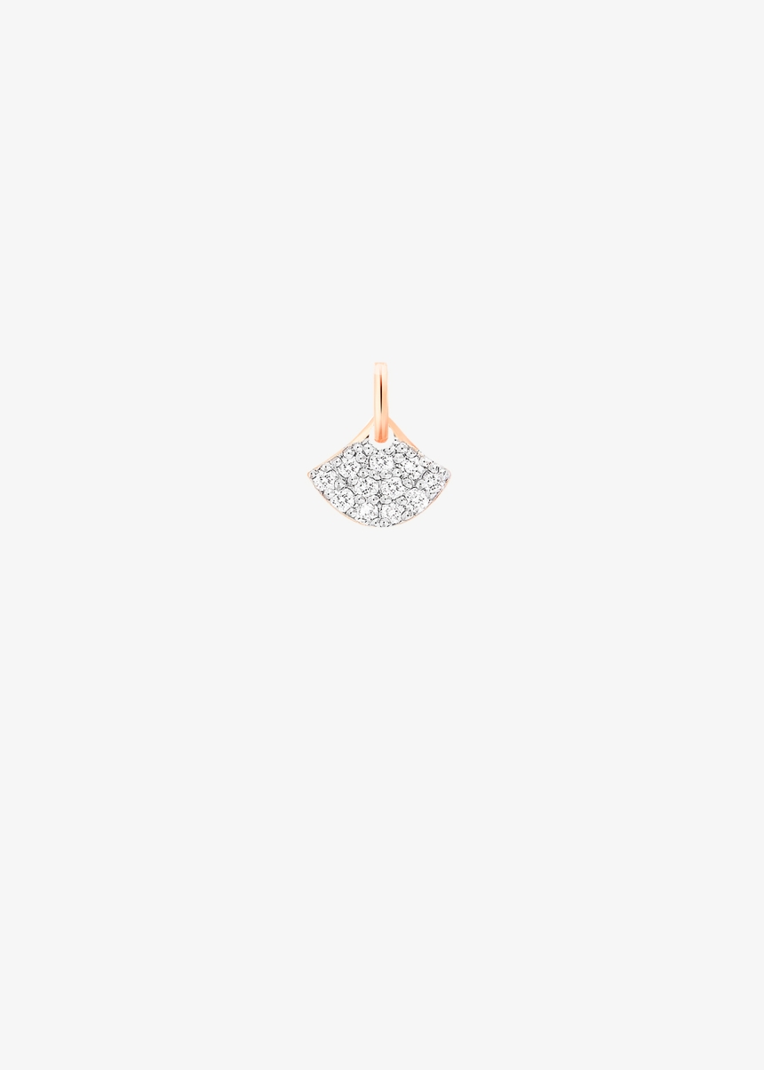 tiny diamond koi charm