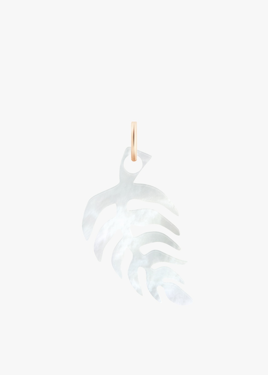 white mop palm charm