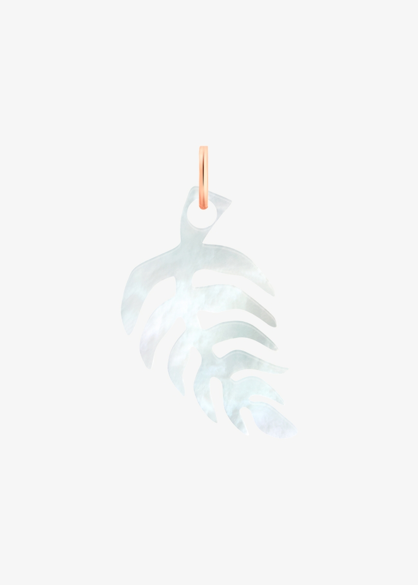 white mop palm charm