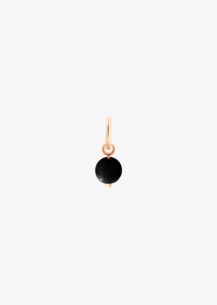 onyx tiny bead charm
