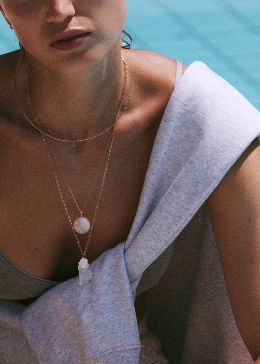 mini black mop wolf charm