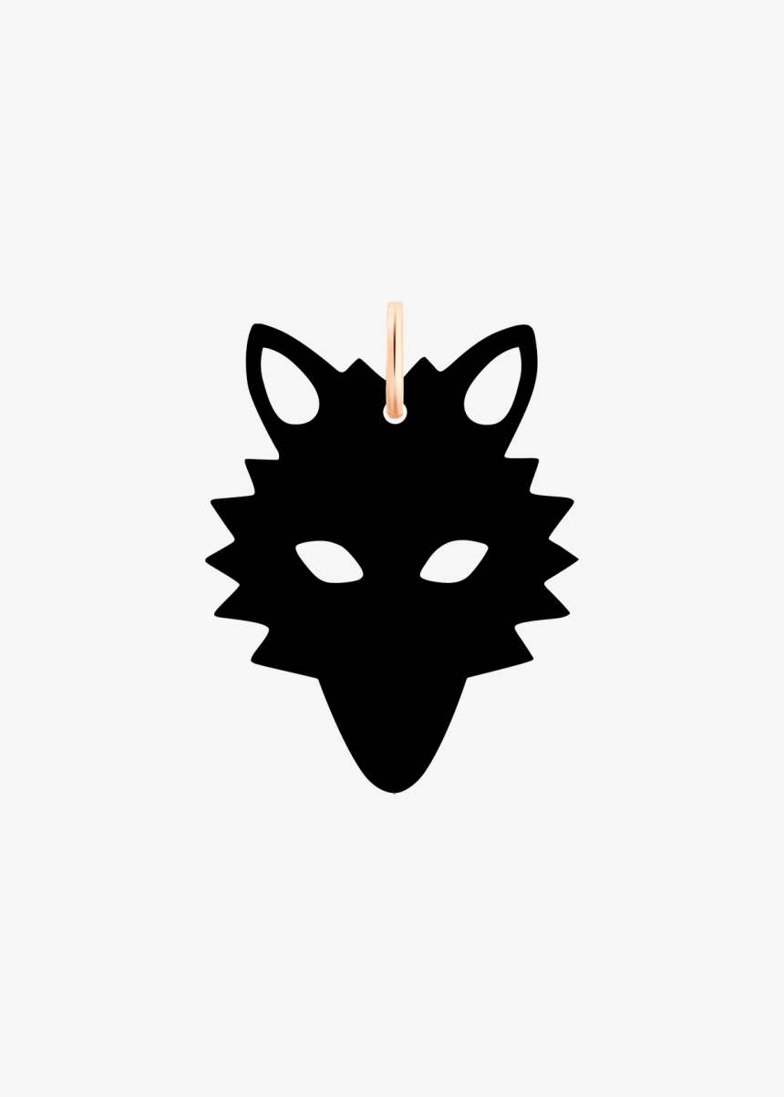 jumbo onyx wolf charm