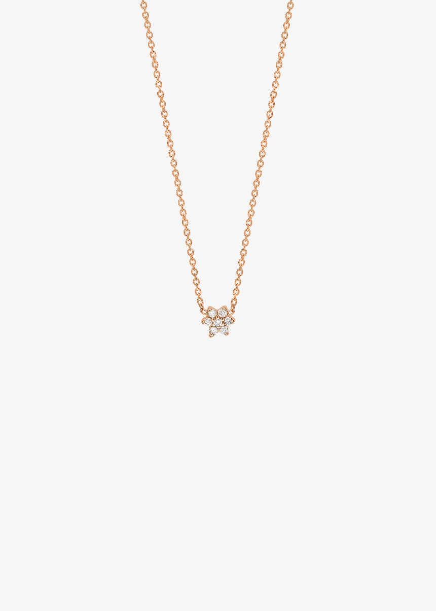 mini diamond star necklace