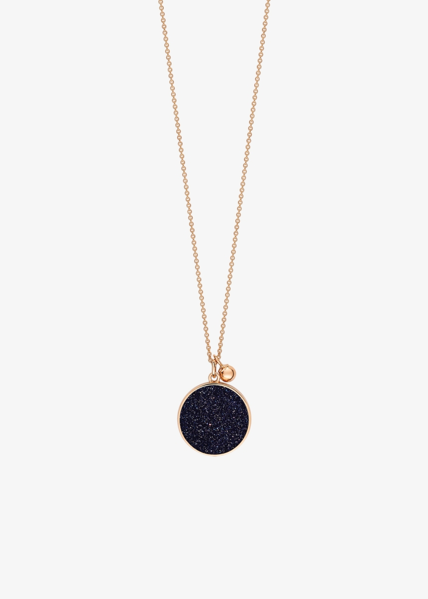 ever blue sandstone disc on chain