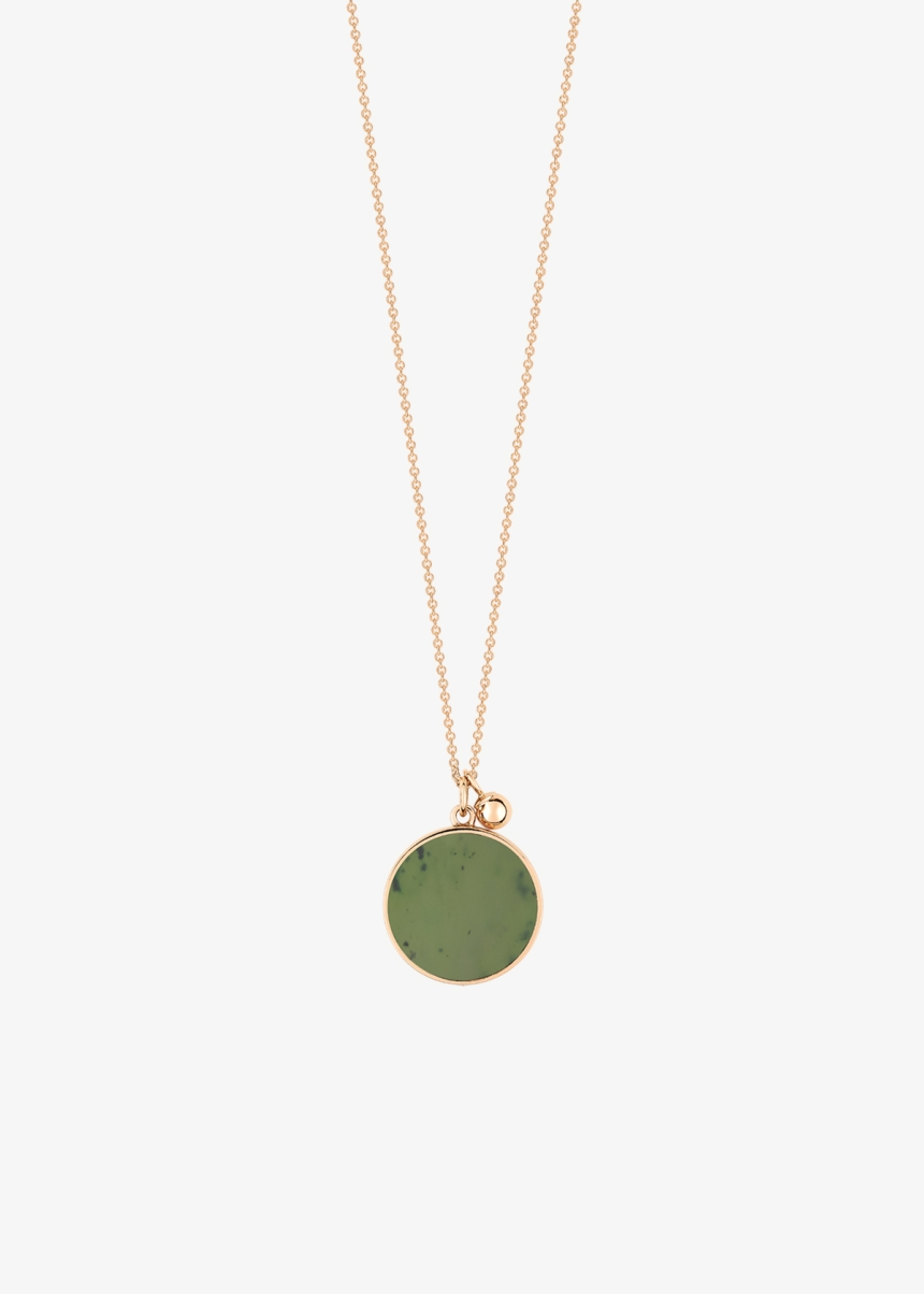 ever jade disc on chain
