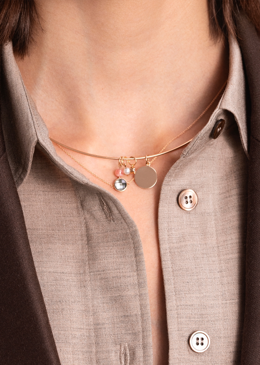 mini pixie ever black mop disc on chain