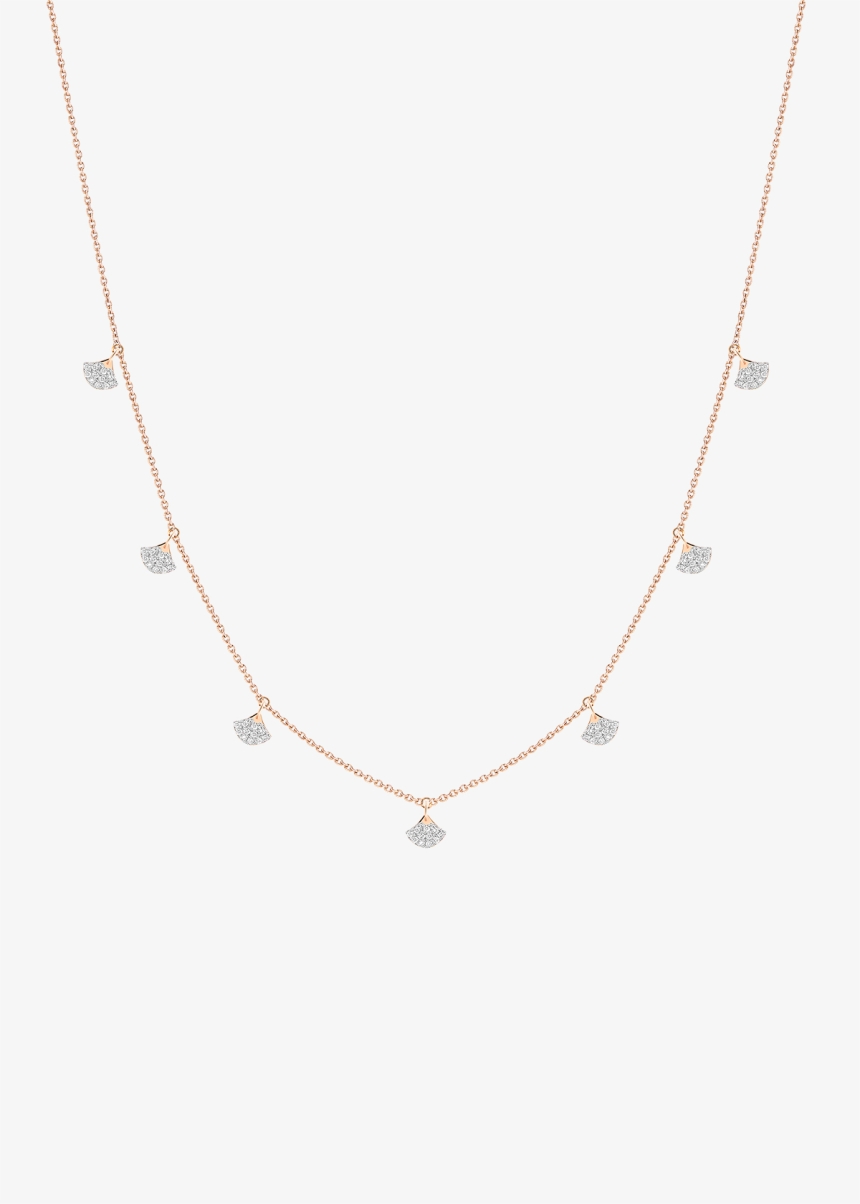 tiny 7 diamond koi on chain
