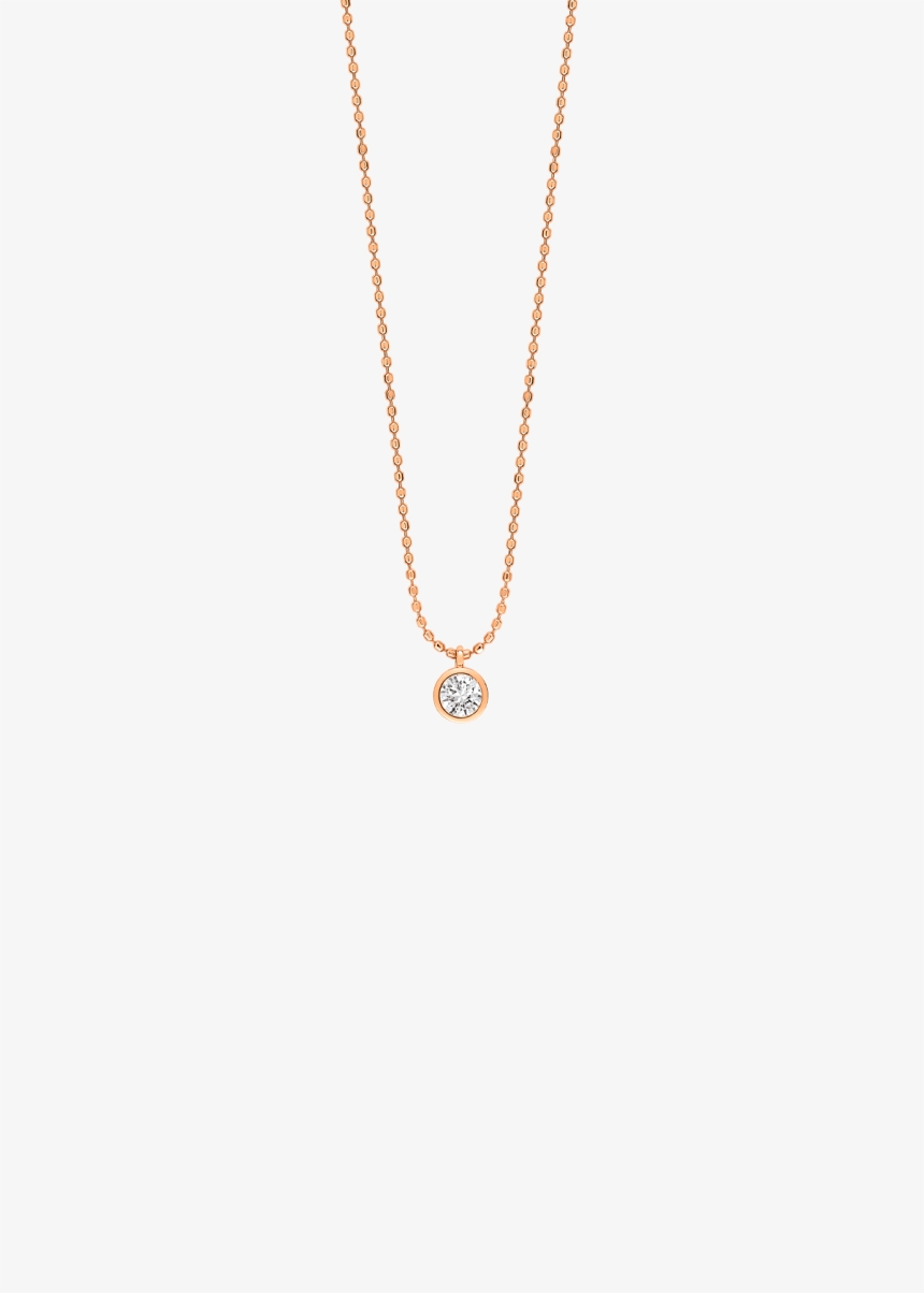 lonely diamond on chain