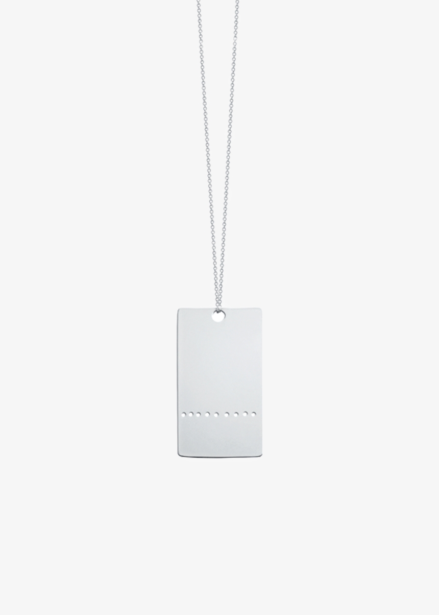army plate on chain