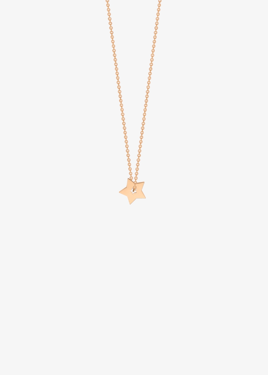 mini open star on chain