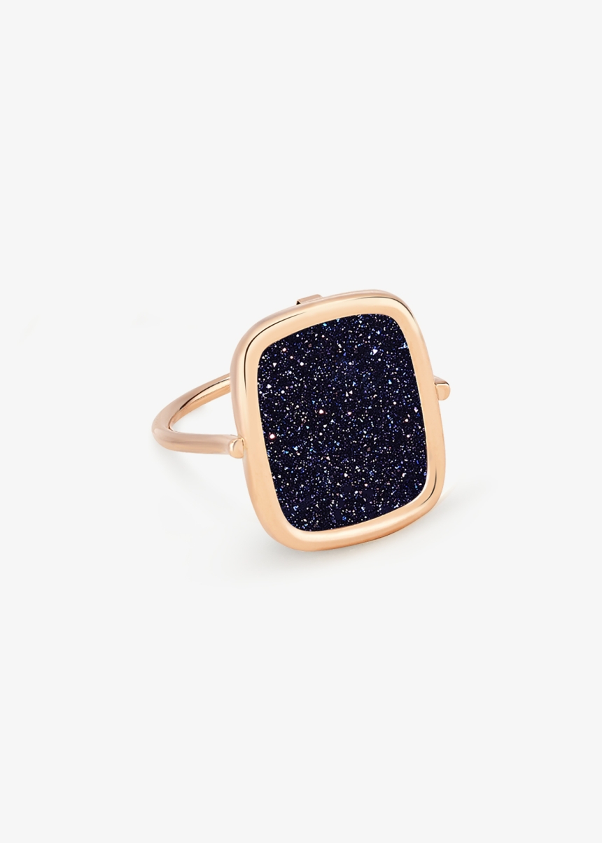 blue sandstone antique ring