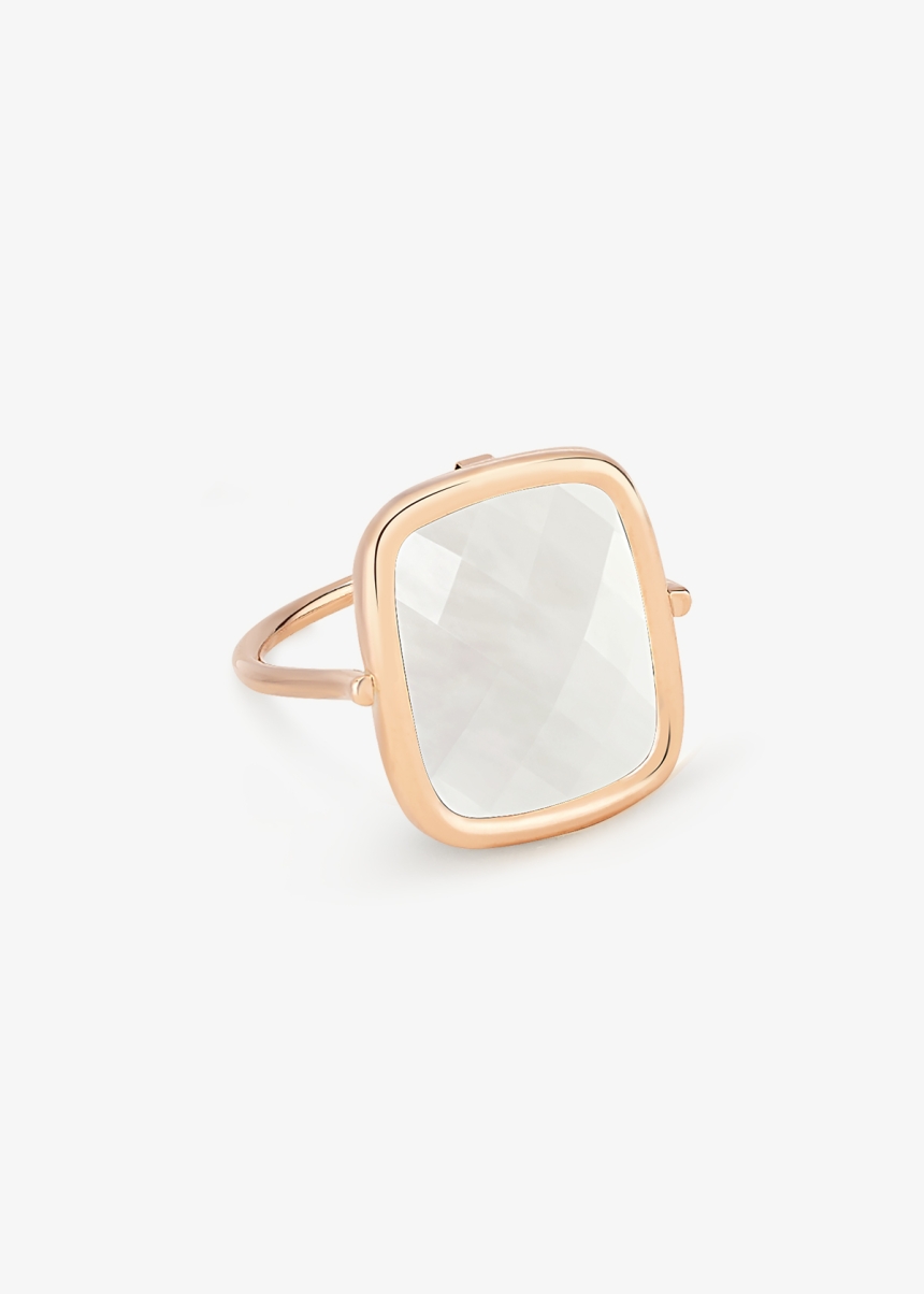 pixie white moonstone antique ring