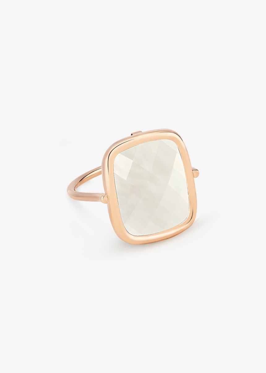 pixie white moonstone antique ring