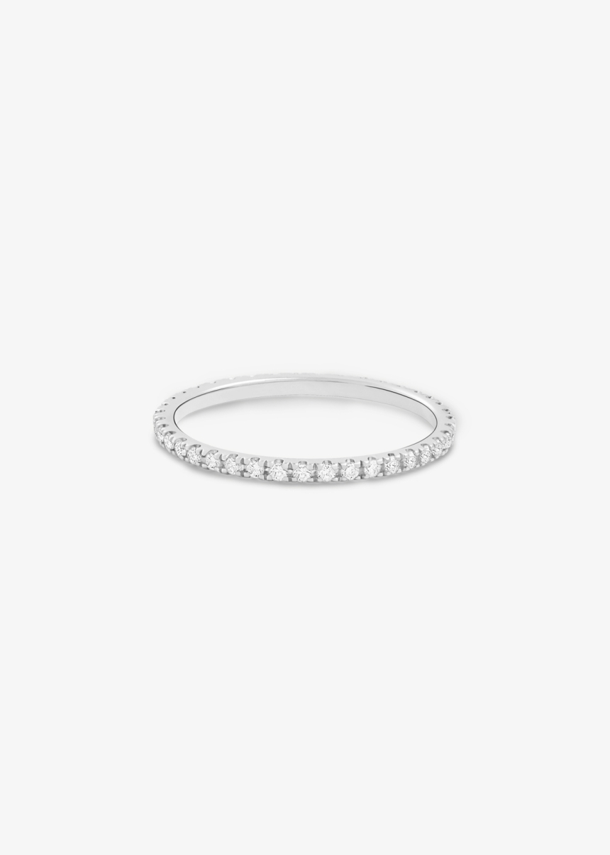 be mine white mini diamond band