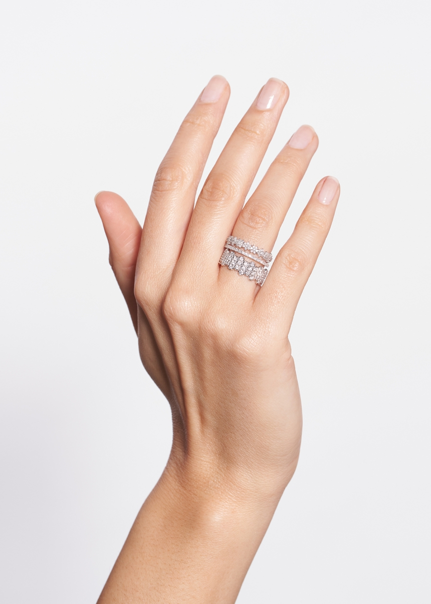 be mine diamond strip white large band